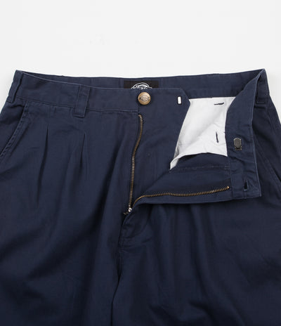 Dickies Jordanville Pleated Trousers - Navy Blue