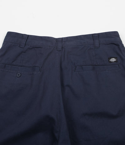 Dickies Jordanville Pleated Trousers - Navy Blue