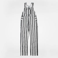 Dickies Livonia Wide Stripe Bib Overall - Charcoal Grey thumbnail