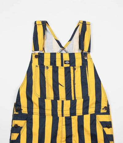 Dickies Livonia Wide Stripe Bib Overall - Custard