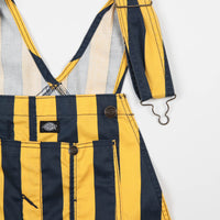 Dickies Livonia Wide Stripe Bib Overall - Custard thumbnail