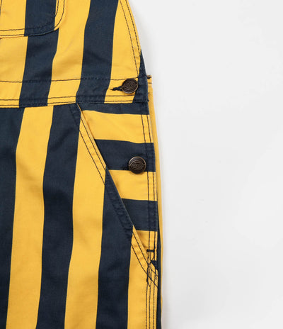 Dickies Livonia Wide Stripe Bib Overall - Custard