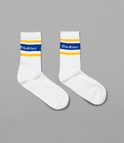 Dickies Madison Heights Socks 3 Pack - Flamingo / Ocean / Custard