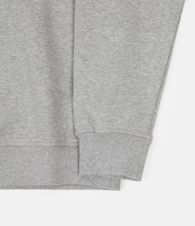 Dickies Oakport Quarter Zip Sweatshirt - Grey Melange