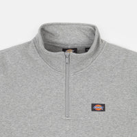 Dickies Oakport Quarter Zip Sweatshirt - Grey Melange thumbnail