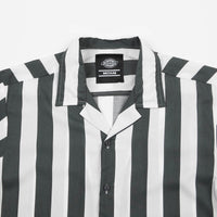 Dickies Roslyn Wide Stripe Short Sleeve Shirt - Charcoal Grey thumbnail