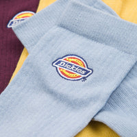 Dickies Valley Grove Embroidered Socks (3 Pair) - Grape Wine thumbnail