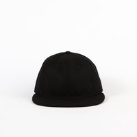 Ebbets Field Flannels Wool 6 Panel Cap - Black thumbnail