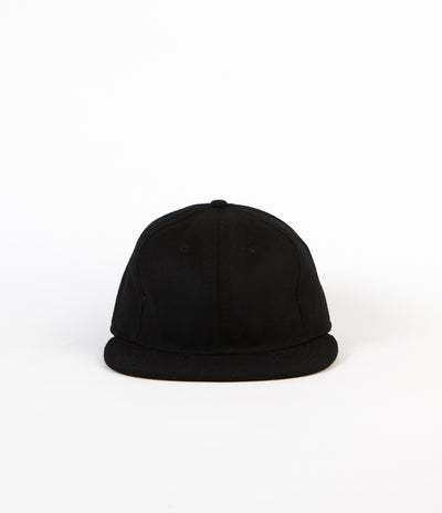 Ebbets Field Flannels Wool 6 Panel Cap - Black