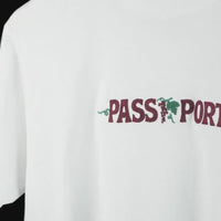 Pass Port Life of Leisure Embroidery T-Shirt - White thumbnail