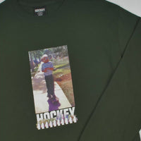 Hockey Neighbor Long Sleeve T-Shirt - Green thumbnail