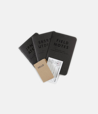 Field Notes Clandestine Notebooks - 3 Pack