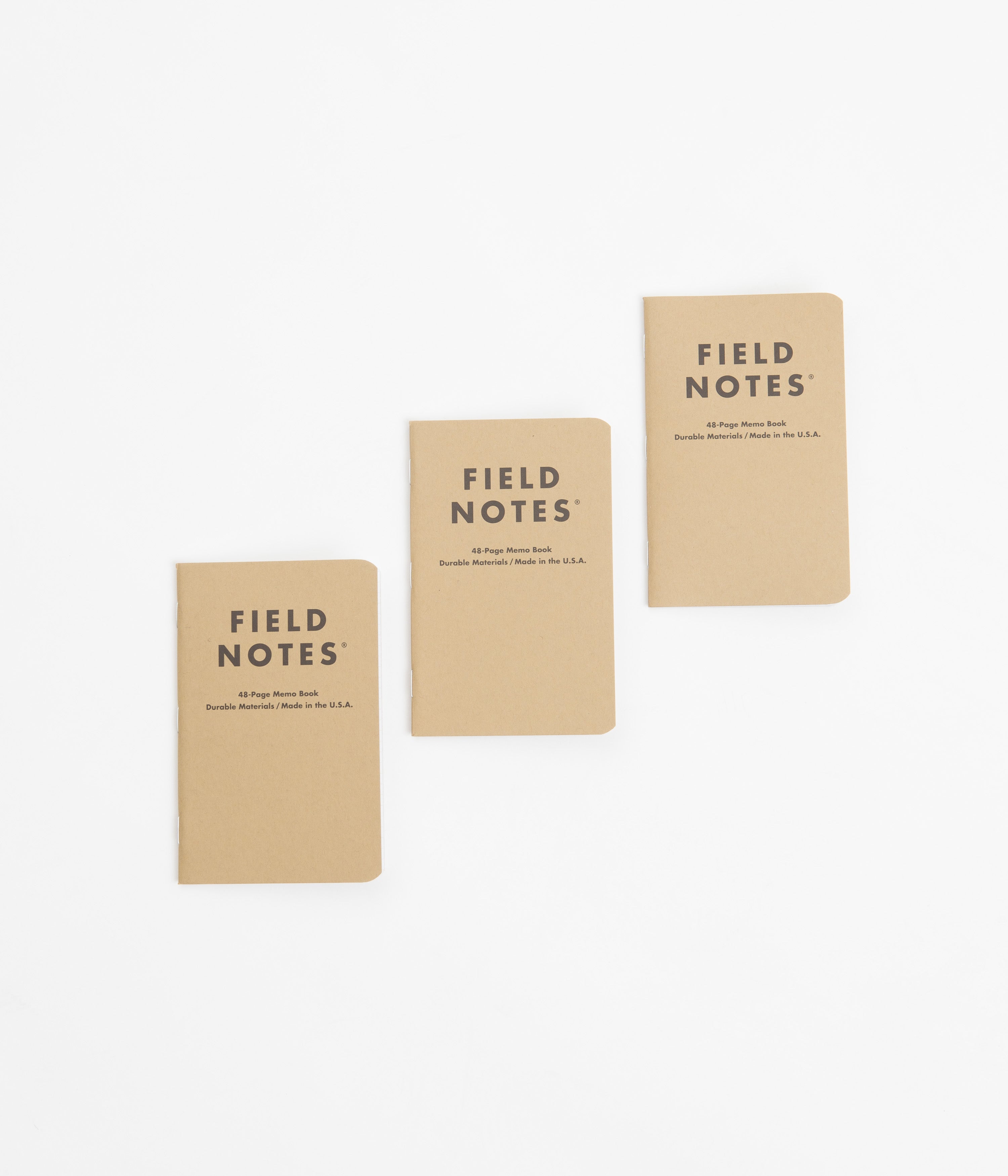 Field Notes Original Kraft Notebooks (3 Pack) Graph Paper Flatspot