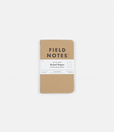 Field Notes Ruled Paper Notebooks