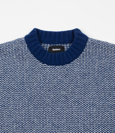 Finisterre Penwether Crewneck Sweatshirt - Cobalt