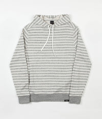 Finisterre Striped Kraken Hooded Sweatshirt - Granite Stripe