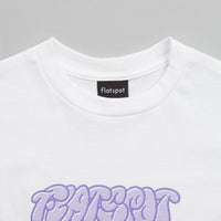 Flatspot Graff T-Shirt - White / Violet thumbnail