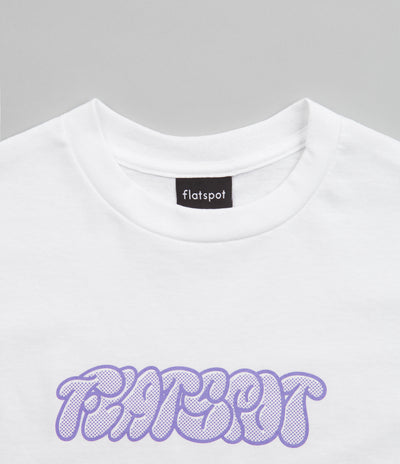 Flatspot Graff T-Shirt - White / Violet