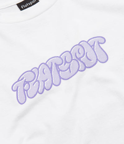 Flatspot Graff T-Shirt - White / Violet