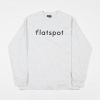 Flatspot Logo Long Sleeve T-Shirt - Ash Heather thumbnail