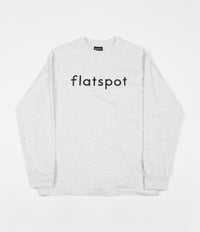 Flatspot Logo Long Sleeve T-Shirt - Ash Heather