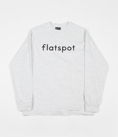 Flatspot Logo Long Sleeve T-Shirt - Ash Heather