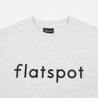 Flatspot Logo Long Sleeve T-Shirt - Ash Heather thumbnail