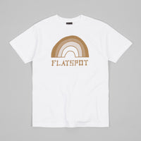 Flatspot Rainbow T-Shirt - White thumbnail