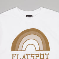 Flatspot Rainbow T-Shirt - White thumbnail