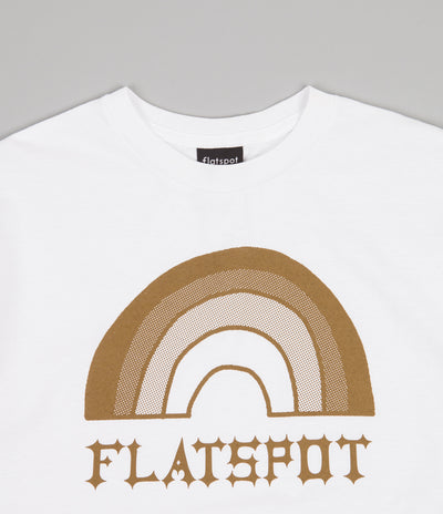 Flatspot Rainbow T-Shirt - White