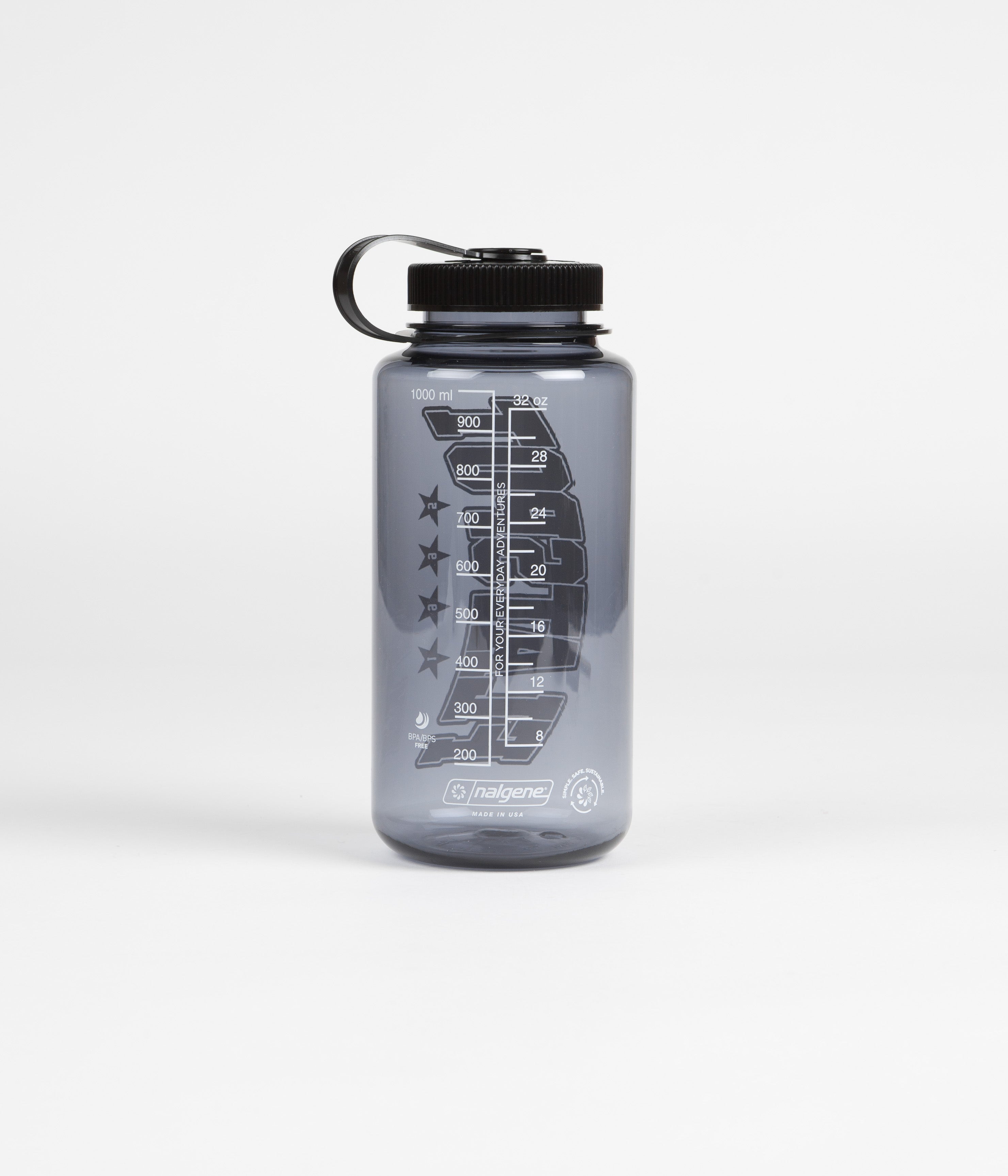 Flatspot Since 95 1L Nalgene Bottle - Smoke Grey