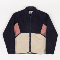 Folk Puzzle Zip Fleece - Navy thumbnail