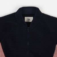 Folk Puzzle Zip Fleece - Navy thumbnail