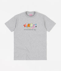 Frog Dino Logo T-Shirt - Athletic Grey