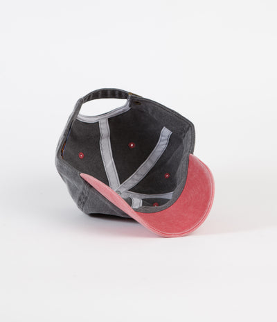 Frog Frog Exists! Hat - Black / Red