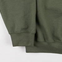 Frog Napkin Friend Crewneck Sweatshirt - Army thumbnail