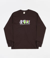 Frog SK8R Punk Logo Long Sleeve T-Shirt - Brown