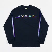 Frog Skateboards Characters Long Sleeve T-Shirt - Navy thumbnail