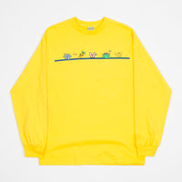 Frog Skateboards Characters Long Sleeve T-Shirt - Yellow thumbnail