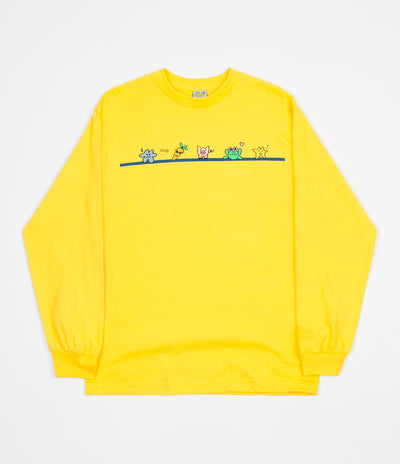 Frog Skateboards Characters Long Sleeve T-Shirt - Yellow