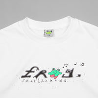 Frog Skateboards Happy Dirty Frog T-Shirt - White thumbnail