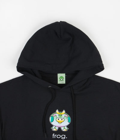 Frog The Cow Hoodie - Black