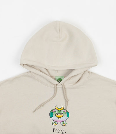 Frog The Cow Hoodie - Stone