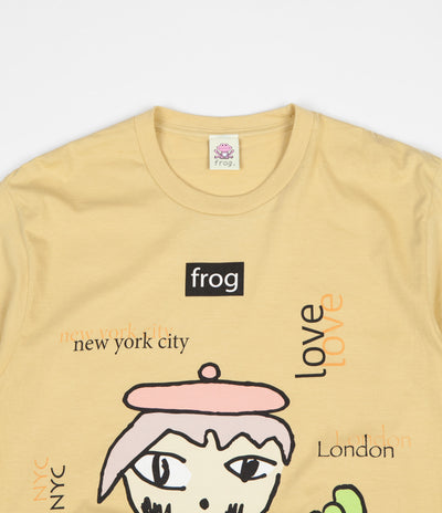 Frog World Wide Love T-Shirt - Yellow