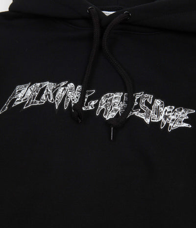 Fucking Awesome Acupuncture Stamp Hoodie - Black