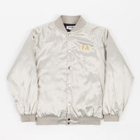 Fucking Awesome Angel Burn Baseball Jacket - Silver thumbnail