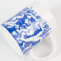 Fucking Awesome Cherub Fight Mug - Blue / Ivory thumbnail