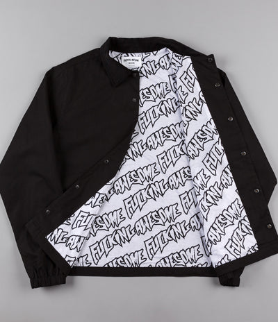 Fucking Awesome Coaches Jacket - Black