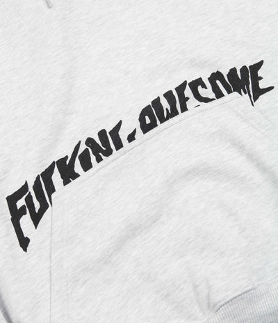 Fucking Awesome Cut Off Hoodie - Heather Grey