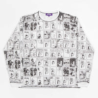 Fucking Awesome Dill Wanto Thermal Long Sleeve T-Shirt - White thumbnail